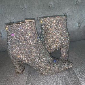 Betsey Johnson Rhinestone Boots